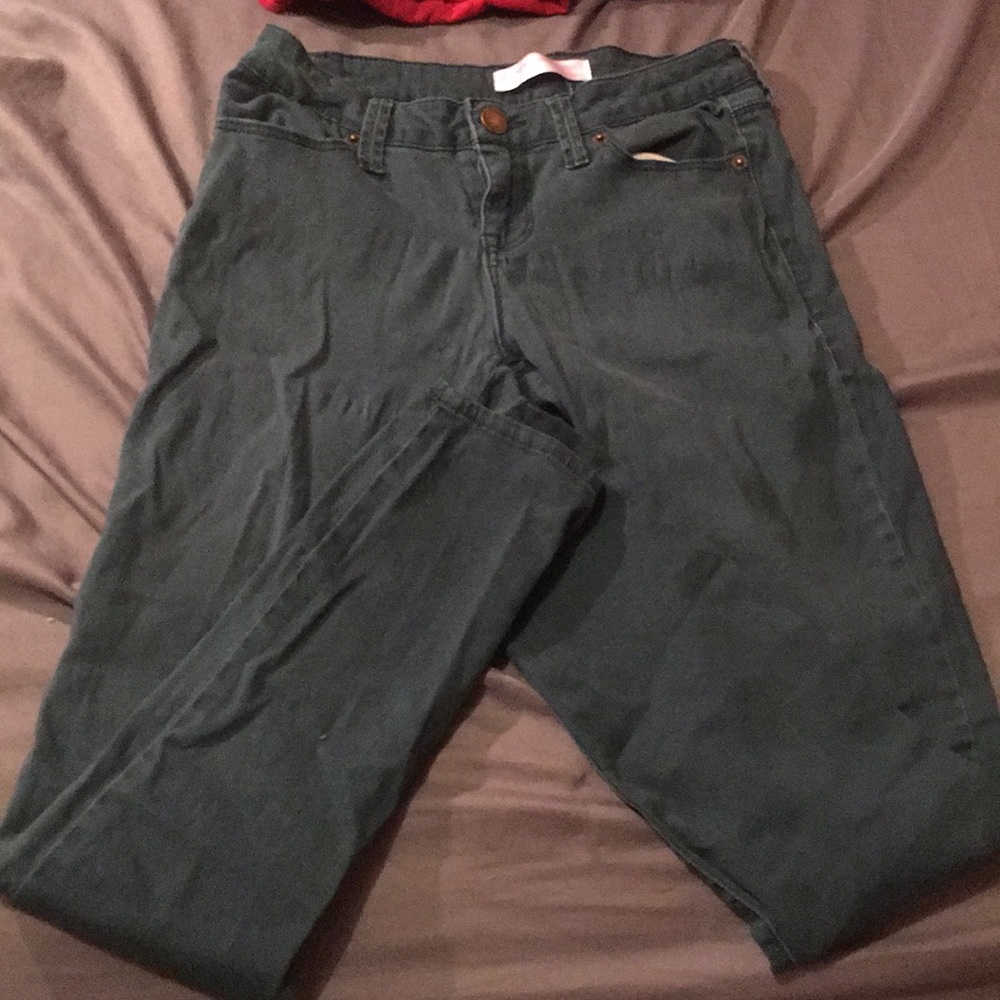 Green jeans